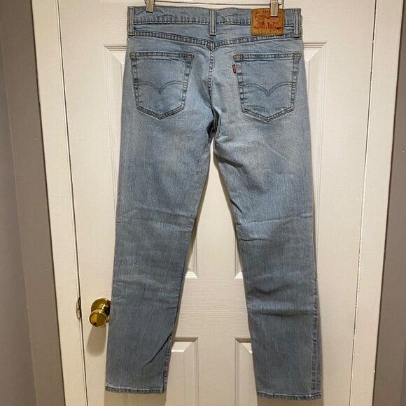 Levi's Red Tag 511 Men's Slim Fit Cotton Blend Blue Medium Wash Jeans Size 32x32 - Picture 7 of 7